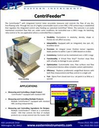 CentriFeeder ICV Cut Sheet